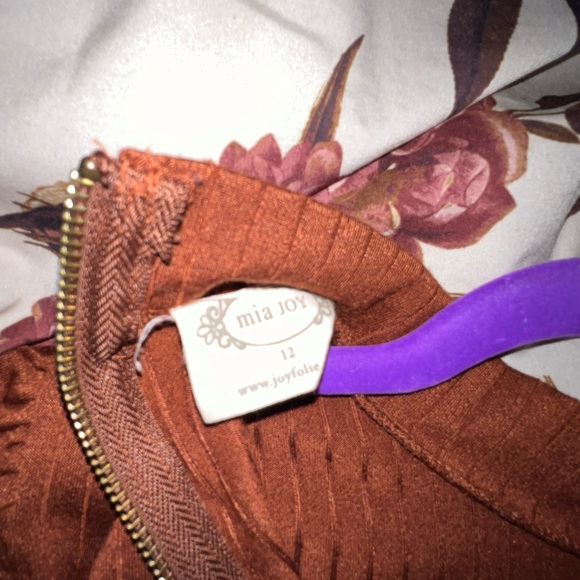 Joyfolie MiaJoy fall autumn dress Size 12 - Picture 5 of 5